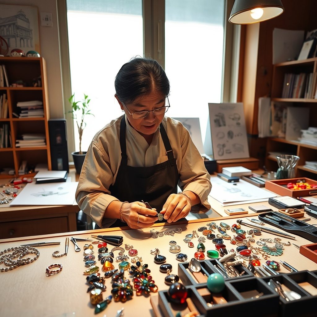 ジュエリー制作の現場